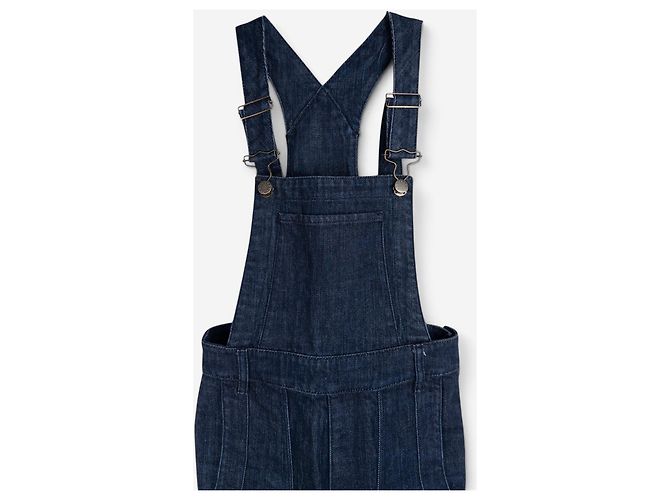 Salopette in denim Prada anni 2000 Blu navy - vista 4