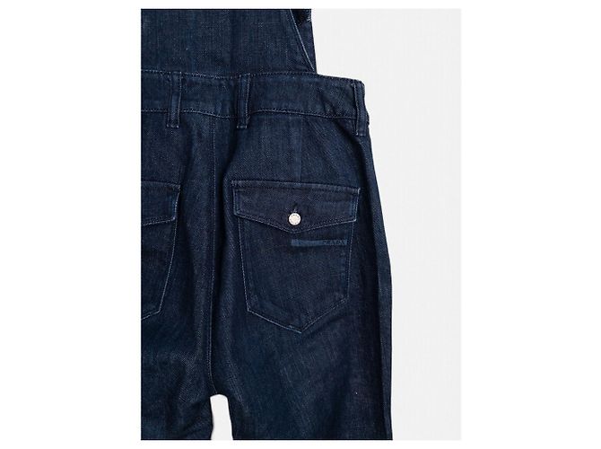 Salopette in denim Prada anni 2000 Blu navy - vista 5