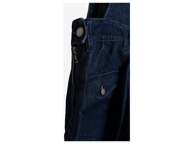 Salopette in denim Prada anni 2000 Blu navy - vista 6