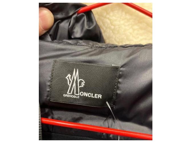 Moncler Black Printed Hooded Down Puffer Jacket - Size M Pre-owned - view 5
