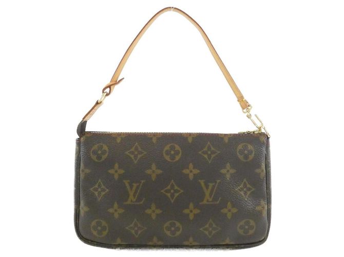 Louis Vuitton Monogram Cherry Pochette Accessoires Marrone Monogramma - vista 2
