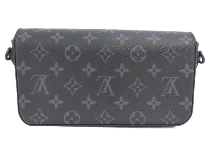 Louis Vuitton Monogram Eclipse Montsouris Wearable Wallet Negro Monograma - vista 2