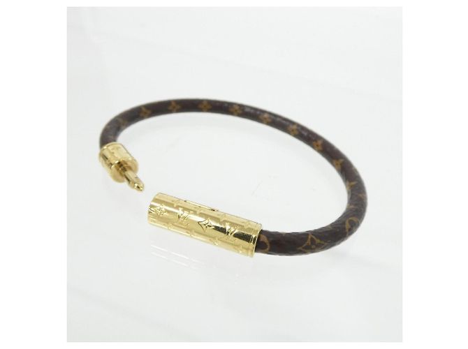 Bracciale con Charms Monogram Louis Vuitton Marrone Monogramma - vista 3