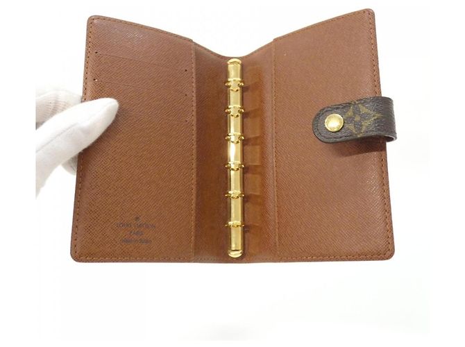 Louis Vuitton Monogram Panda Agenda PM R20011 Organizer Marrone - vista 7