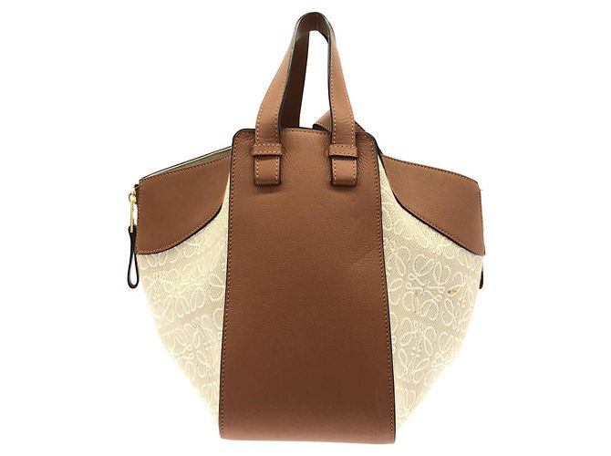 Borsa a tracolla Loewe Hammock Small Beige D'oro - vista 2