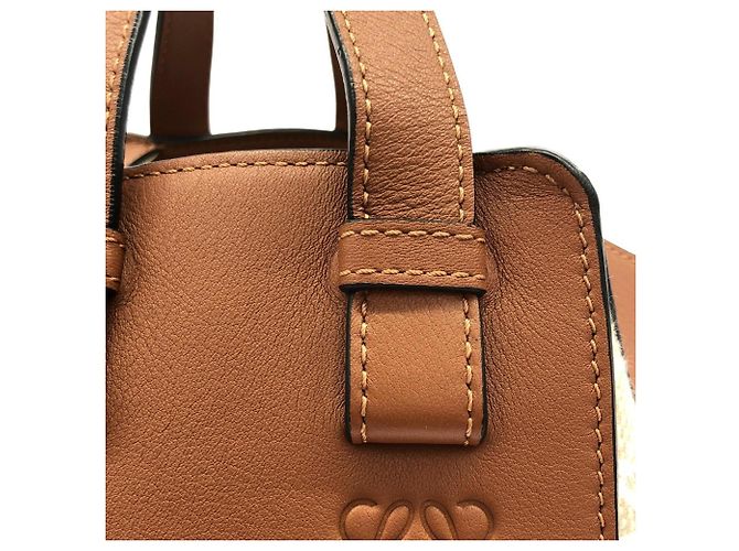 Borsa a tracolla Loewe Hammock Small Beige D'oro - vista 4