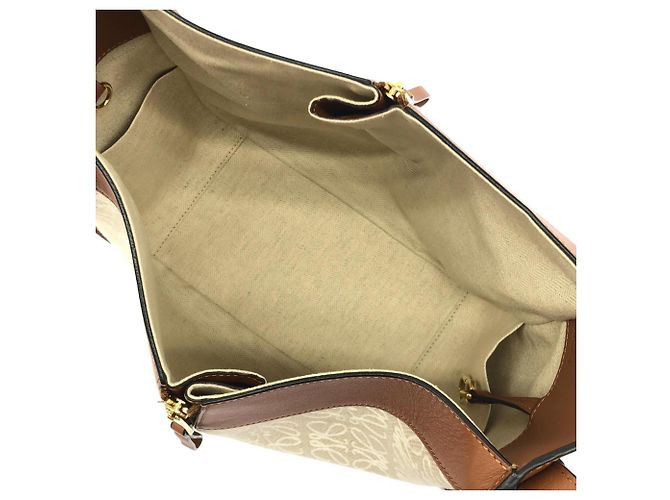 Borsa a tracolla Loewe Hammock Small Beige D'oro - vista 8