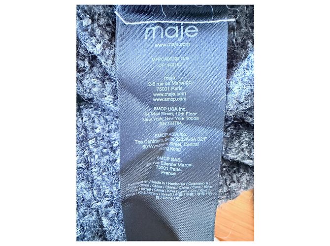 Maje Cardigan mit Pailletten Grau - Ansicht 5
