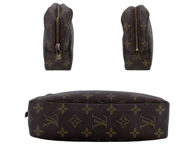 Louis Vuitton Bolsa de Mão Vintage Monogram Canvas Trousse Toilette 23 Marrom - vista 4