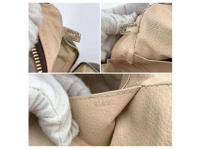 Louis Vuitton Borsa a Mano Vintage Monogram Canvas Trousse Toilette 28 Marrone - vista 6