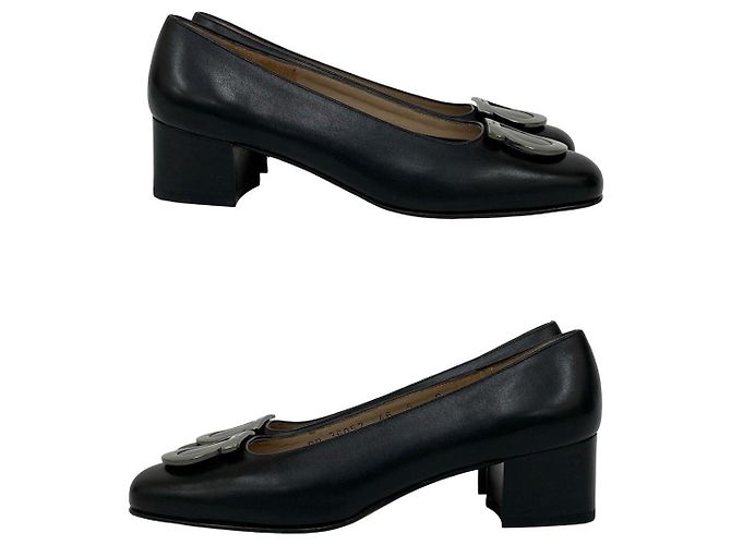 Décolleté in pelle di vitello Salvatore Ferragamo - vista 3