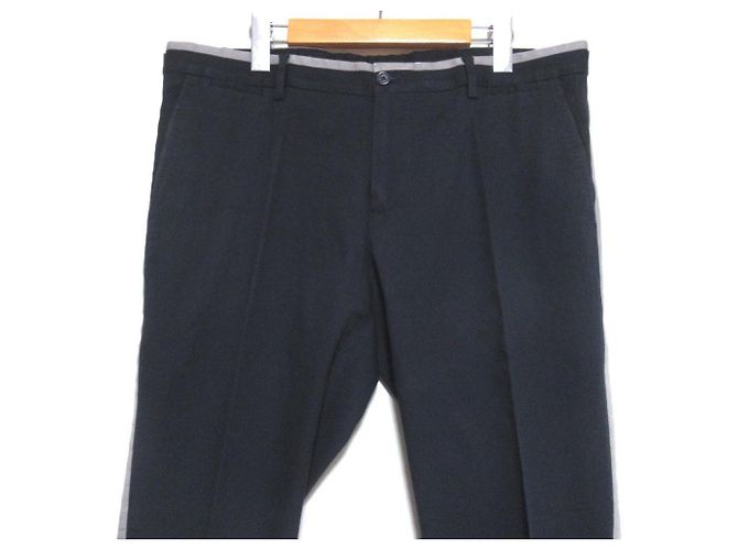 Dolce & Gabbana Dolce&Gabbana Side Stripe Wool Trousers Blue - view 3