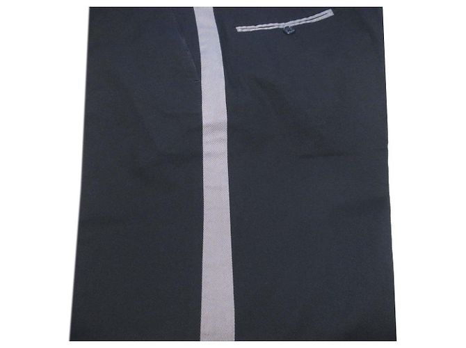Dolce & Gabbana Dolce&Gabbana Side Stripe Wool Trousers Blue - view 5
