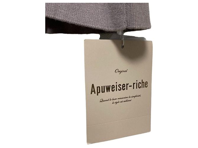 Autre Marque Top sin mangas de punto acanalado Apuweiser-riche Castaño - vista 7