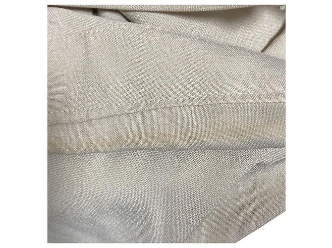 Autre Marque Vestido One Shoulder Kishidamiki Beige - vista 6