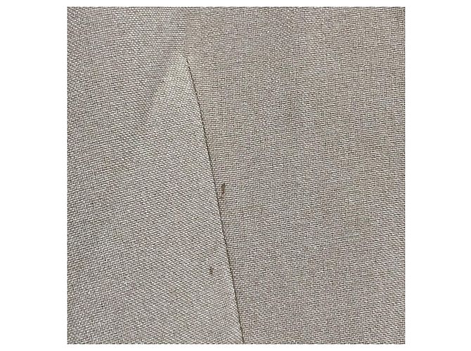 Autre Marque Vestido One Shoulder Kishidamiki Beige - vista 8