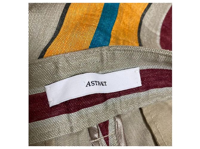 Autre Marque Pantaloni larghi a righe ASTRAET Arancione - vista 3