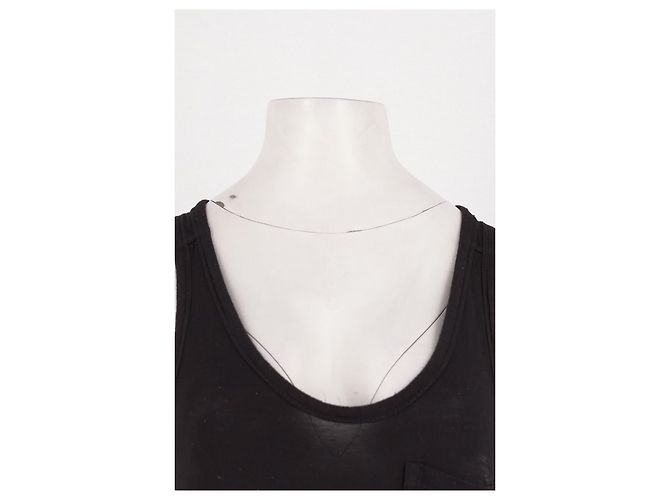 Vestido maxi negro T By Alexander Wang - vista 2