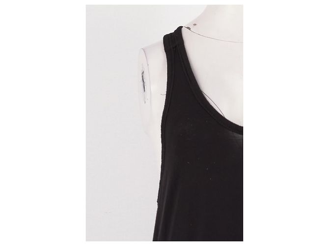 Vestido maxi negro T By Alexander Wang - vista 3