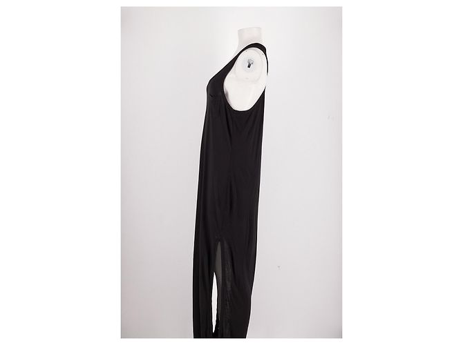 Vestido maxi negro T By Alexander Wang - vista 5