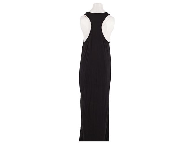 Vestido maxi negro T By Alexander Wang - vista 6