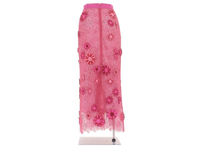Autre Marque SILVIA TCHERASSI Blumenrock Rosa - Ansicht 2