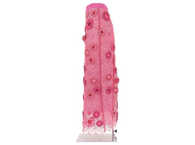 Autre Marque SILVIA TCHERASSI Blumenrock Rosa - Ansicht 4