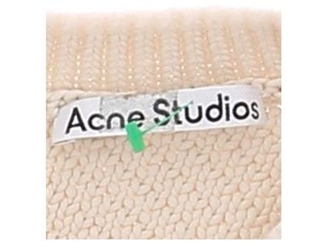 Acne Kurzer Strickpullover in Beige - vista 6