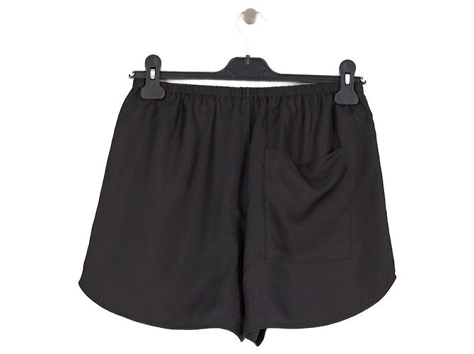 Pantaloncini di seta neri Loulou de Saison - vista 2