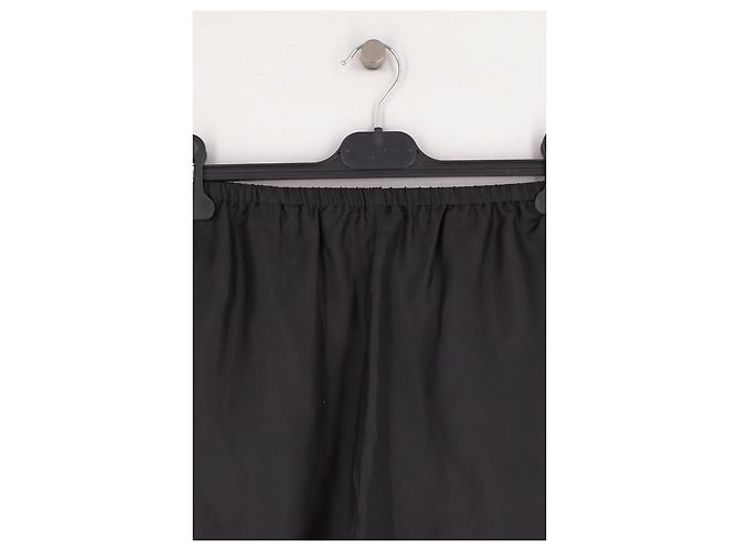 Pantaloncini di seta neri Loulou de Saison - vista 3
