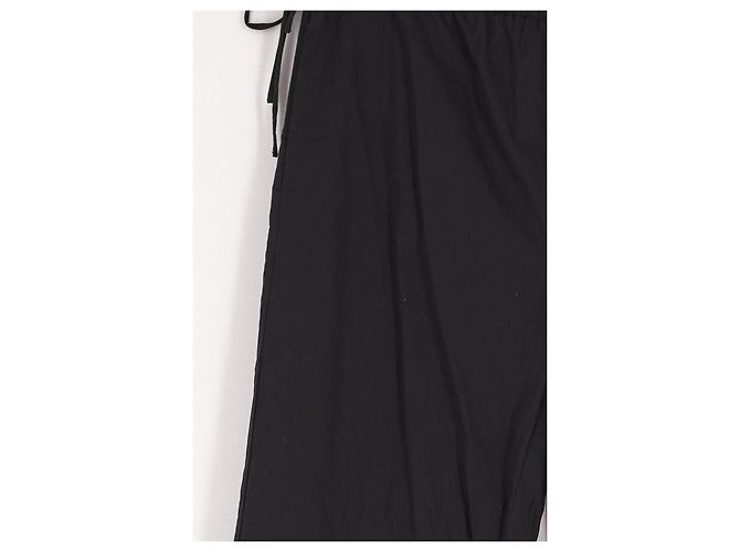 Autre Marque Calças de algodão pretas Preto - vista 3