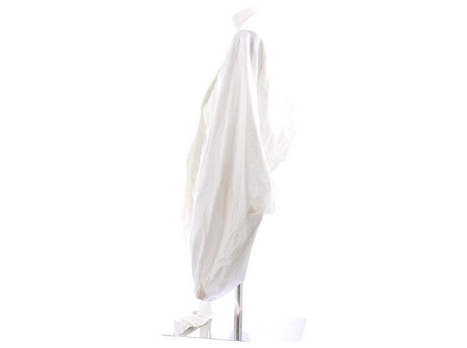 Jean Patou Bluse aus weißer Baumwolle - Ansicht 4