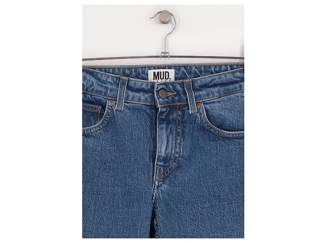 Autre Marque MUD JEANS Jeans a zampa in cotone blu - vista 2