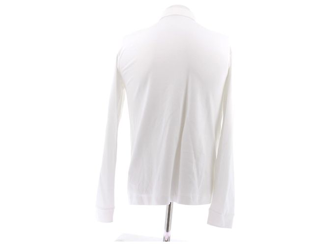 Autre Marque Polo bianco a maniche lunghe - vista 2