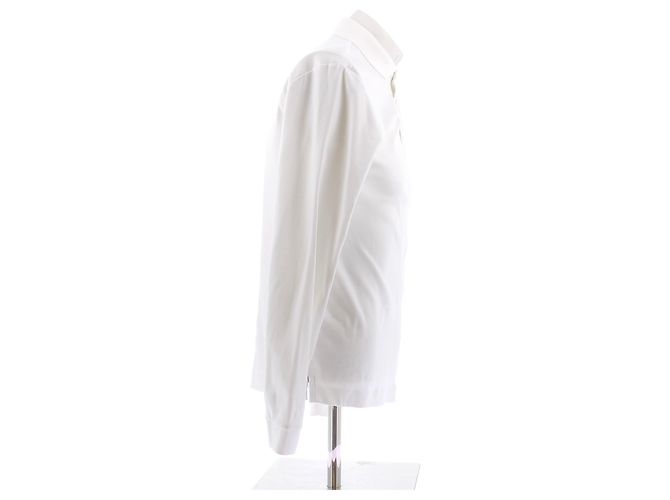 Autre Marque Polo bianco a maniche lunghe - vista 3