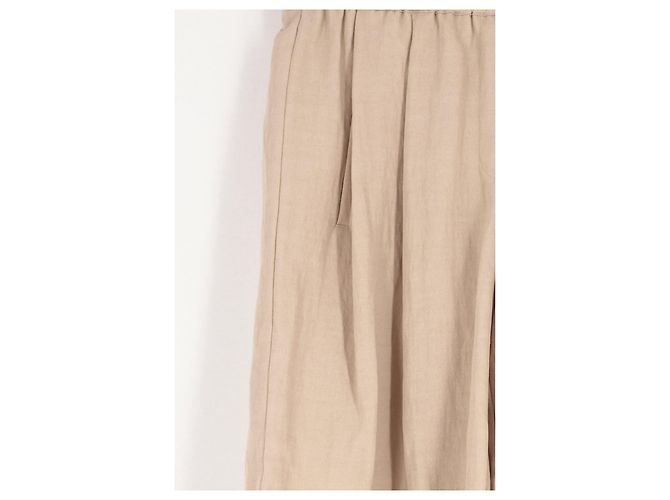 Autre Marque DANTE6 Shorts gerade Schnitt Beige Viscose - Ansicht 3