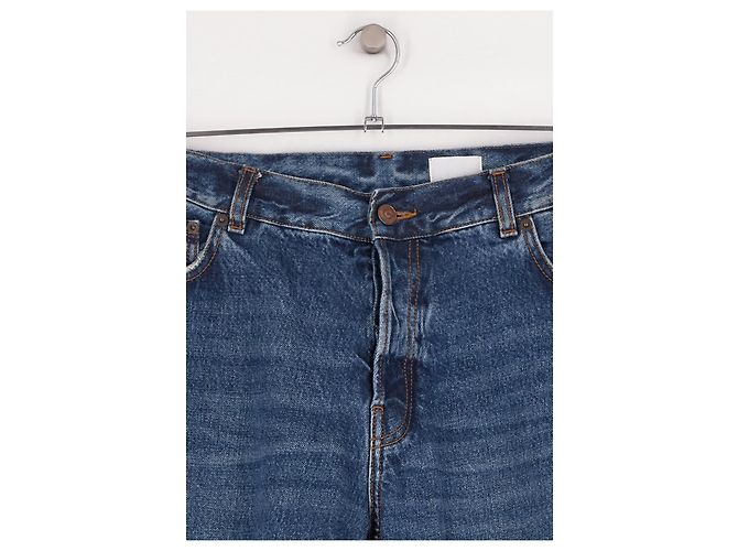 Jeans wide leg blu Haikure in denim - vista 2