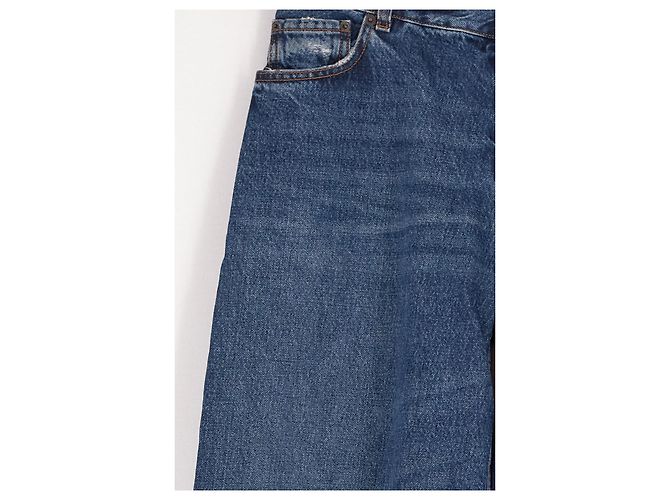 Jeans wide leg blu Haikure in denim - vista 3