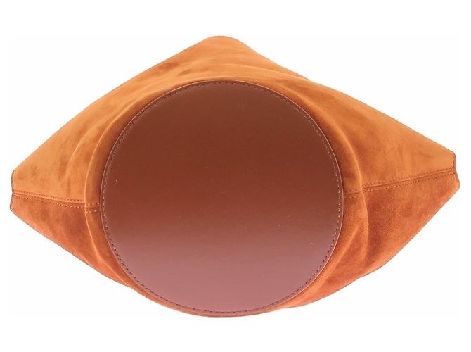 Sac Lotus Khaite en daim camel - vue 6