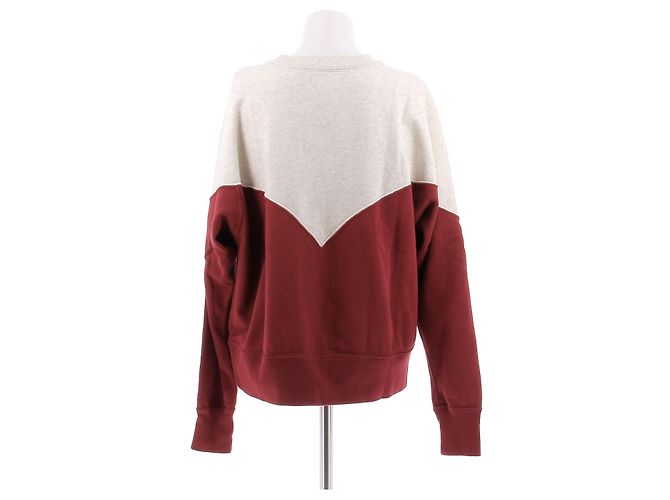 Isabel Marant Etoile Marant Pullover beige und rot - Ansicht 2