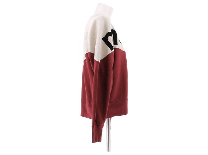 Isabel Marant Etoile Marant Pullover beige und rot - Ansicht 3
