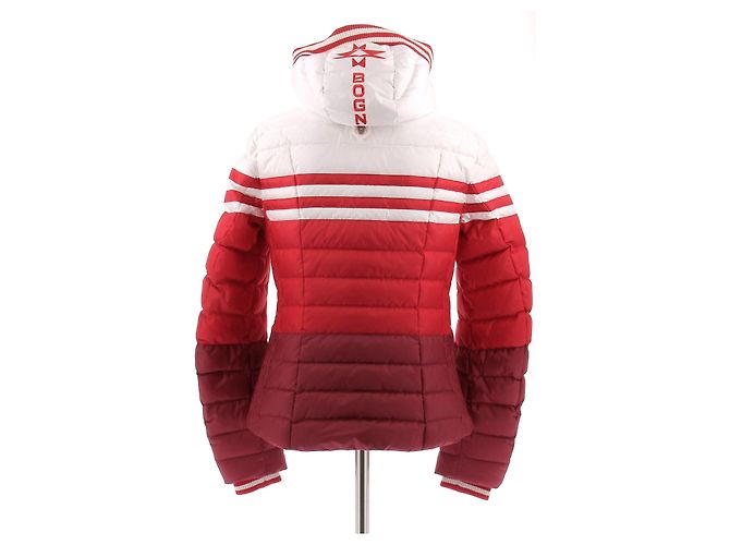 Bogner Piumino rosso e bianco - vista 2