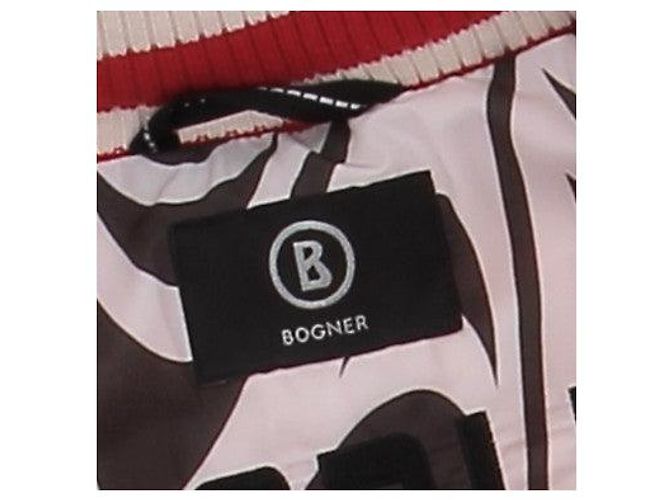 Bogner Piumino rosso e bianco - vista 5