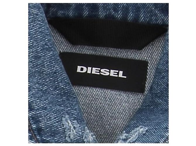 Diesel Denim Jacket Blue Cotton Size 36 - view 6