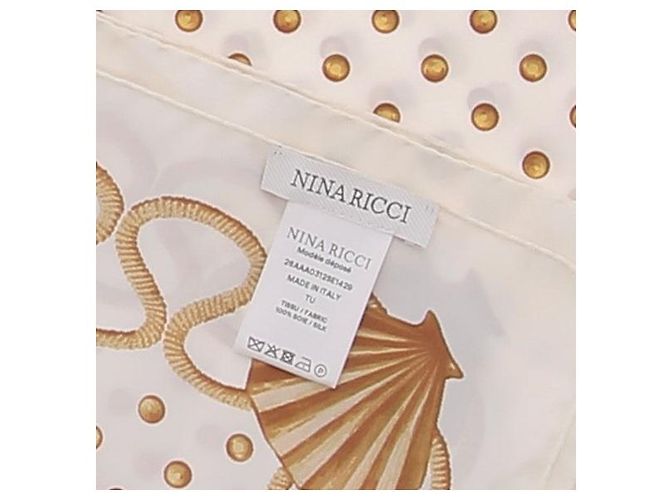 Nina Ricci Satinschal Beige - Ansicht 4