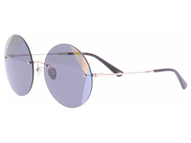 Gafas de sol redondas Nina Ricci de metal azul - vista 2