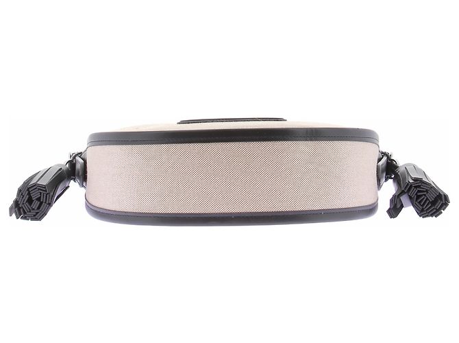 Sac demi-lune Kenzo beige en tissu - vue 6