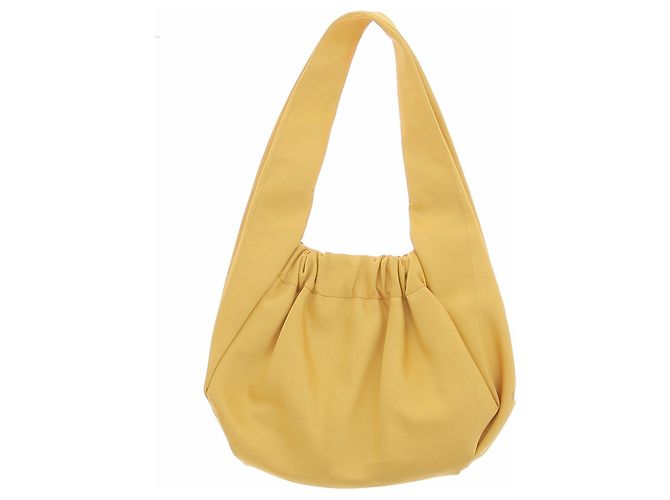 Bolsa de mão Jean Patou em pele amarela Amarelo - vista 2