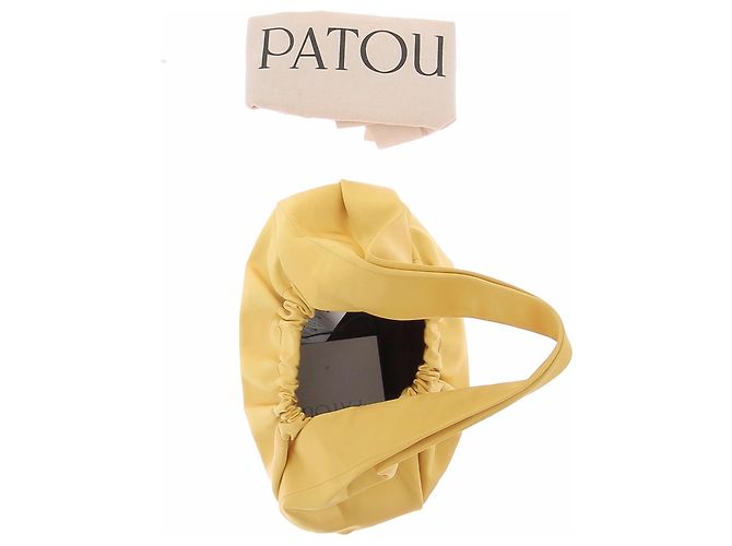 Bolsa de mão Jean Patou em pele amarela Amarelo - vista 3
