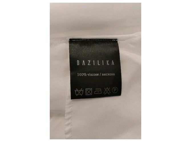 Autre Marque Pantalones anchos blancos BAZILIKA de viscosa - vista 6
